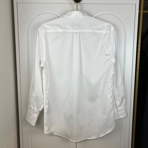 Joseph Abboud Men's White Button Up  Dress Shirt - Picture 4 of 11